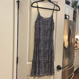 Soft Surroundings size Large  Navy & white dress